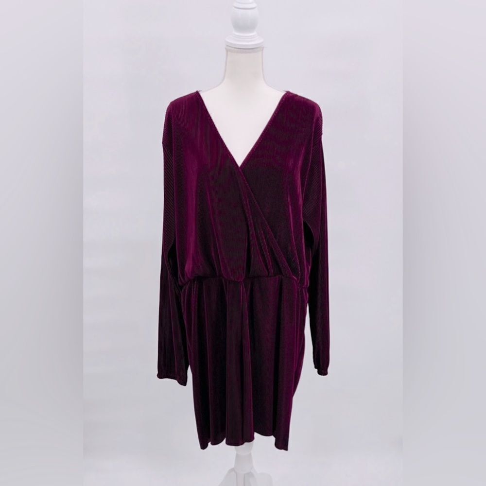 Asos Romper Red Long Sleeve Size 22